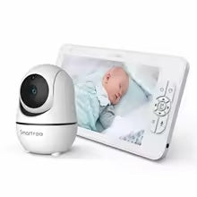 7" HD Split-Screen Baby Monitor – 2 Cams, Hack-Proof, 4000mAh Battery