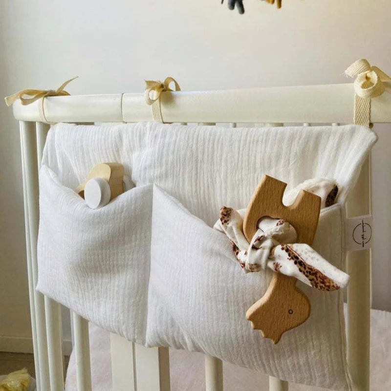Baby Diaper Bag Multifunctional Crib Storage Bag
