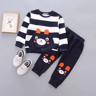 New Spring Autumn Baby Girl Clothes Infant Boys Outfits Children T-Shirt Pants 2Pcs/Sets Toddler Casual Costume Kids Tracksuits