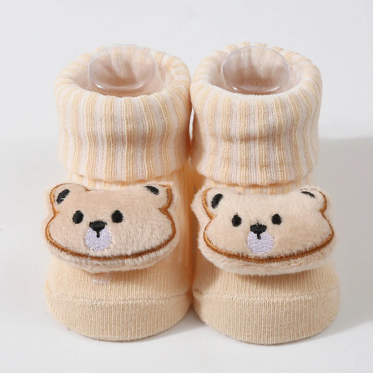 3D Cartoon Baby Socks with Hairband Set