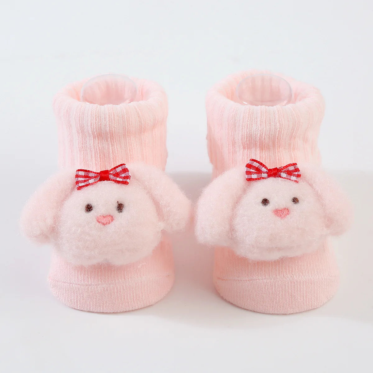 3D Cartoon Baby Socks with Hairband Set