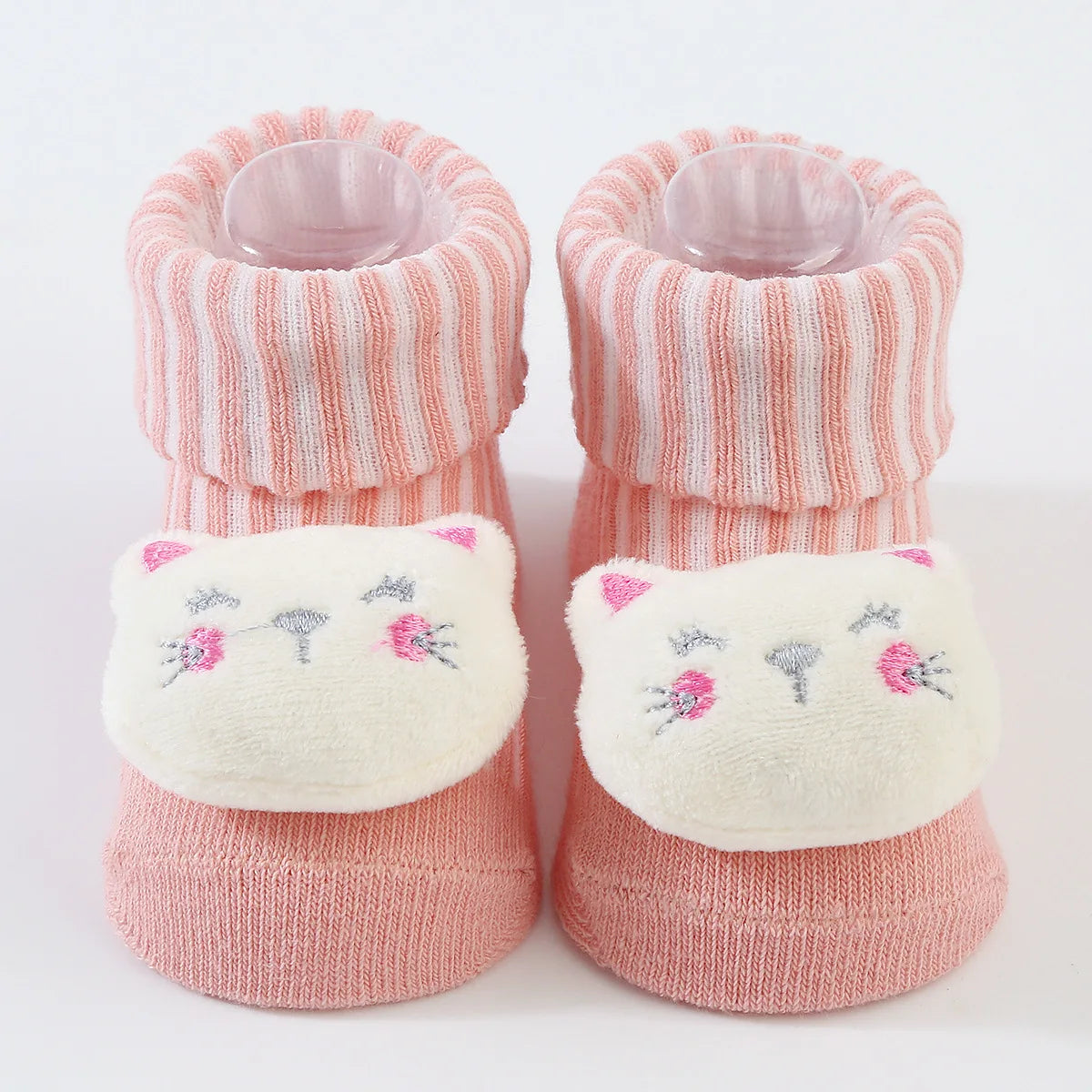 3D Cartoon Baby Socks with Hairband Set