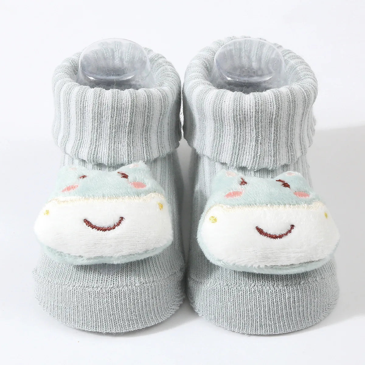 3D Cartoon Baby Socks with Hairband Set