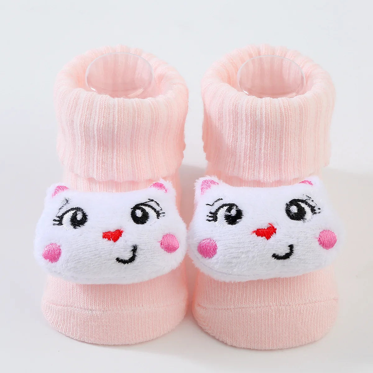 3D Cartoon Baby Socks with Hairband Set