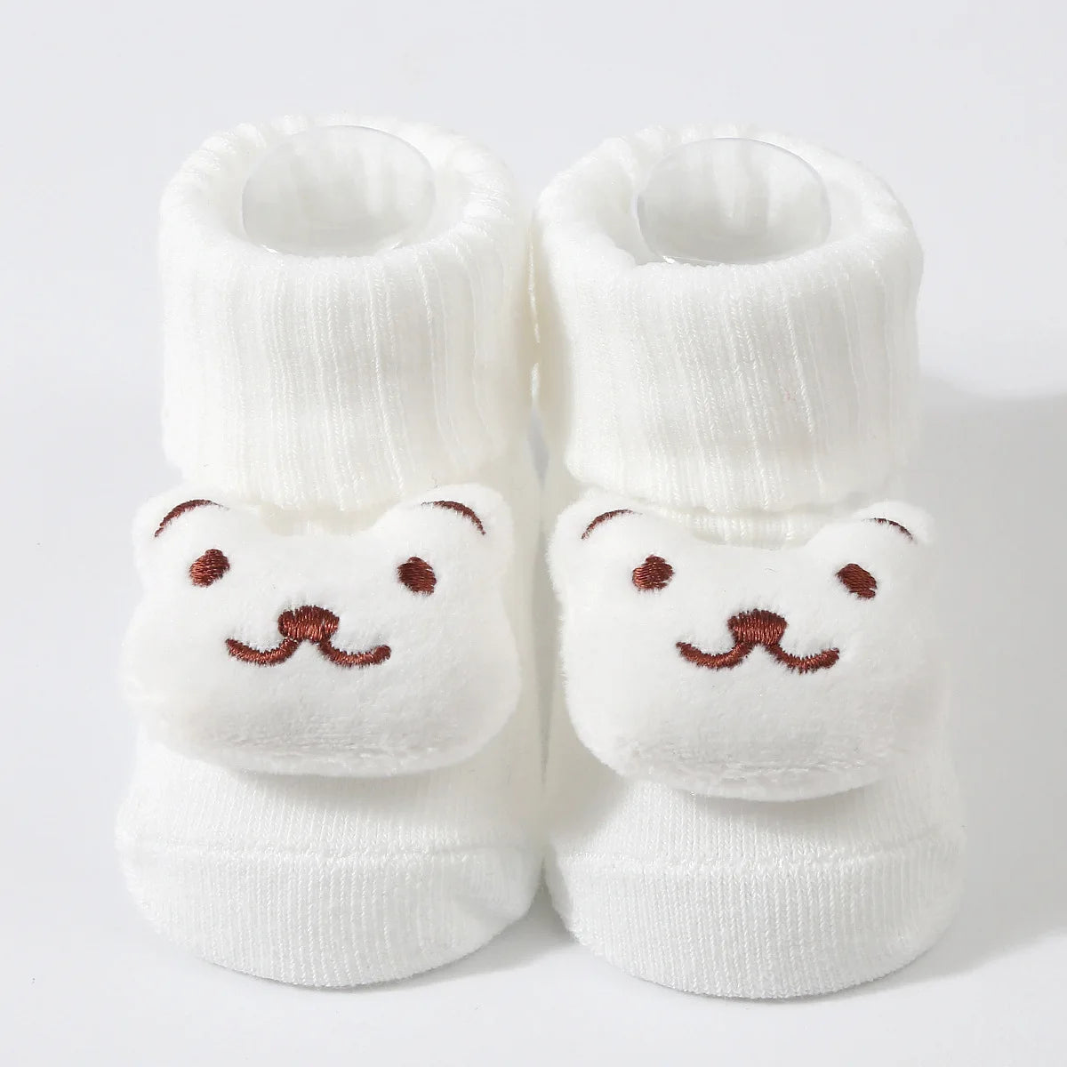 3D Cartoon Baby Socks with Hairband Set