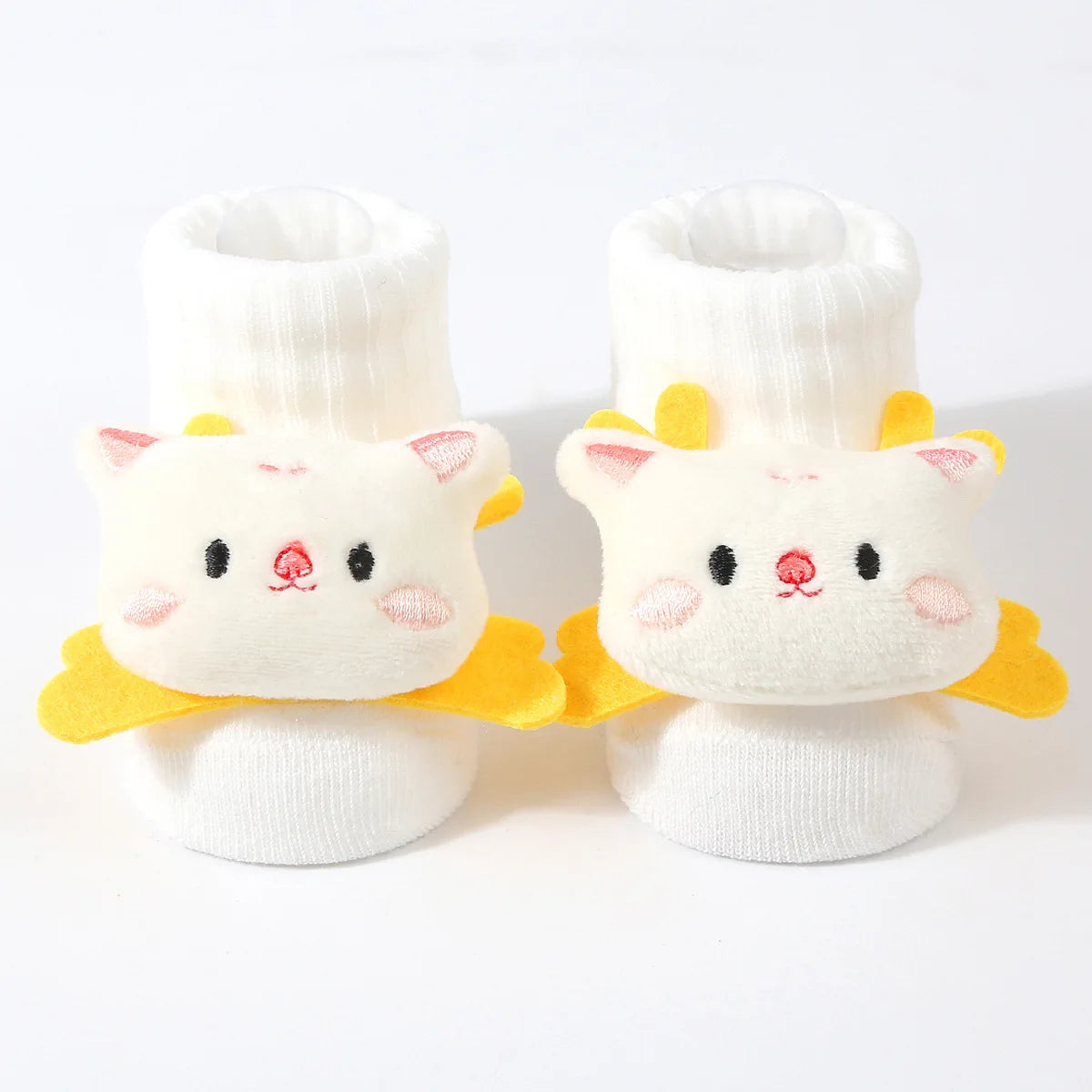 3D Cartoon Baby Socks with Hairband Set