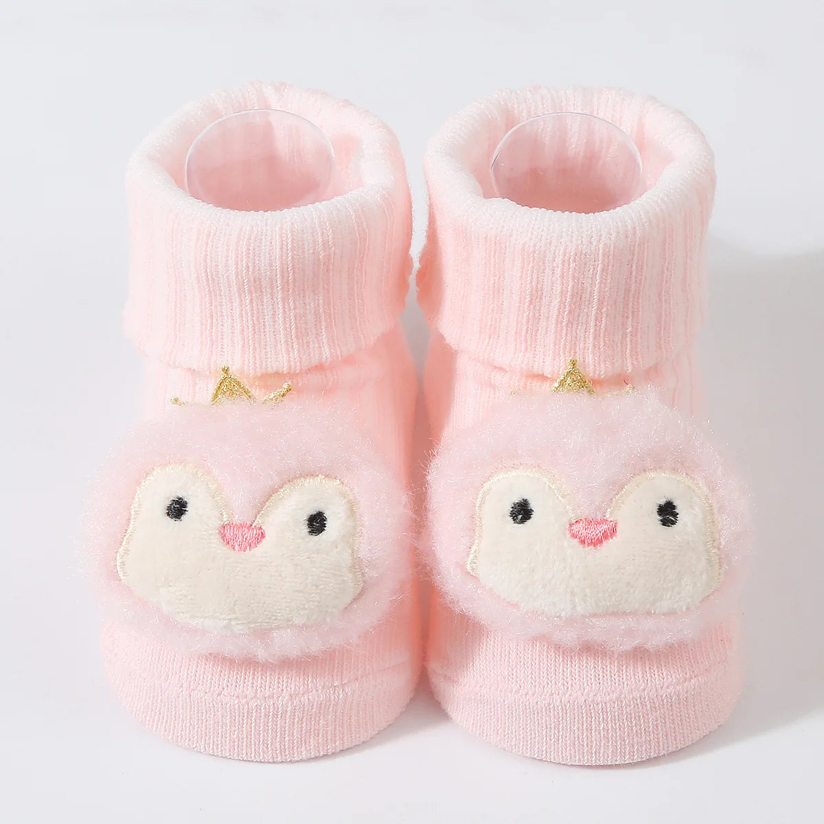 3D Cartoon Baby Socks with Hairband Set