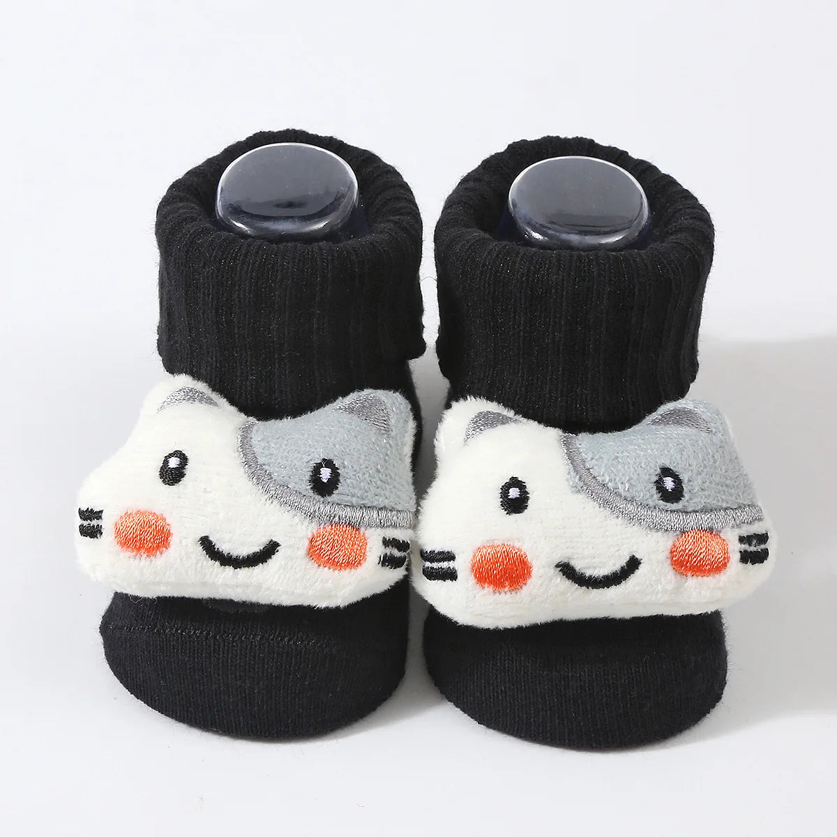 3D Cartoon Baby Socks with Hairband Set
