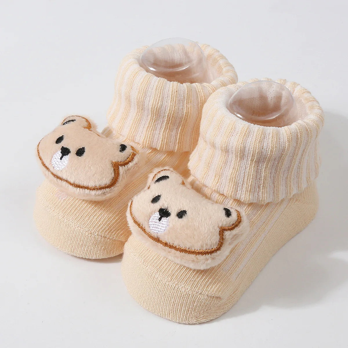 3D Cartoon Baby Socks with Hairband Set