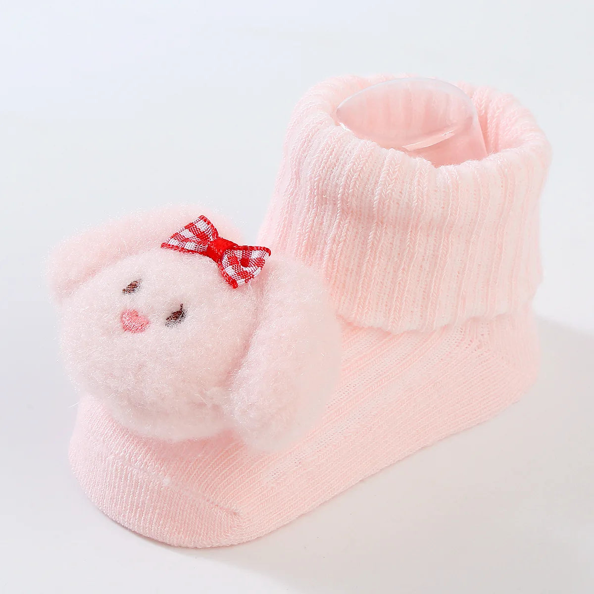 3D Cartoon Baby Socks with Hairband Set