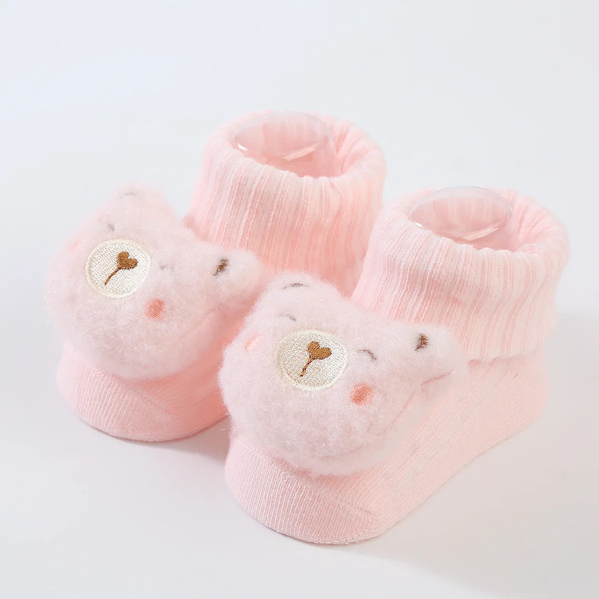 3D Cartoon Baby Socks with Hairband Set