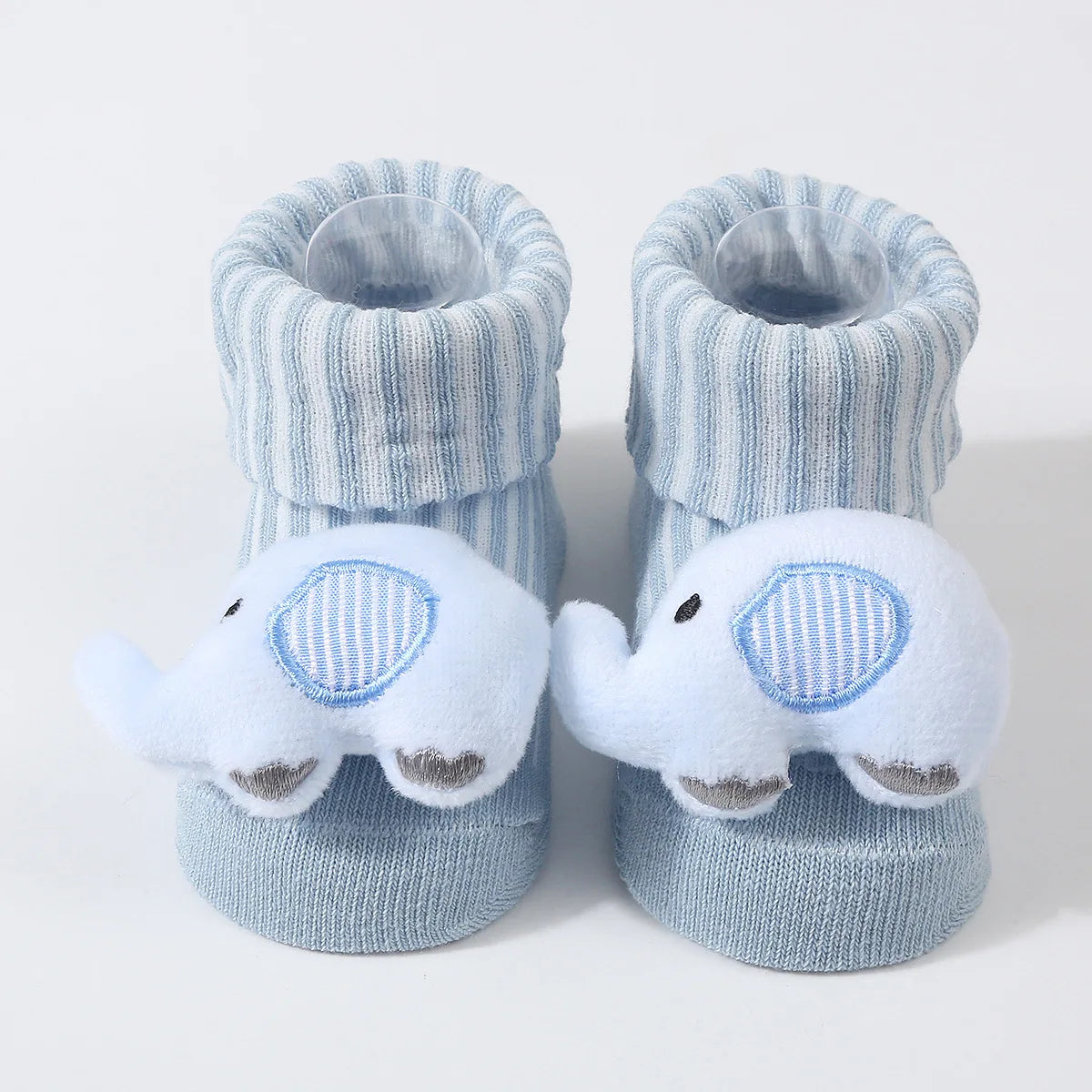 3D Cartoon Baby Socks with Hairband Set