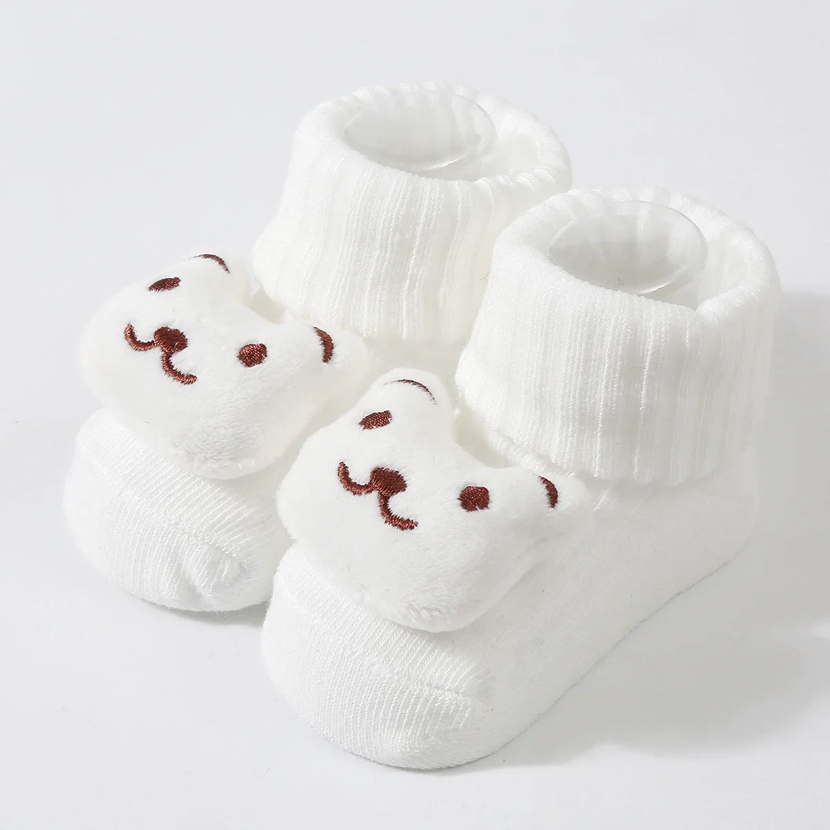 3D Cartoon Baby Socks with Hairband Set