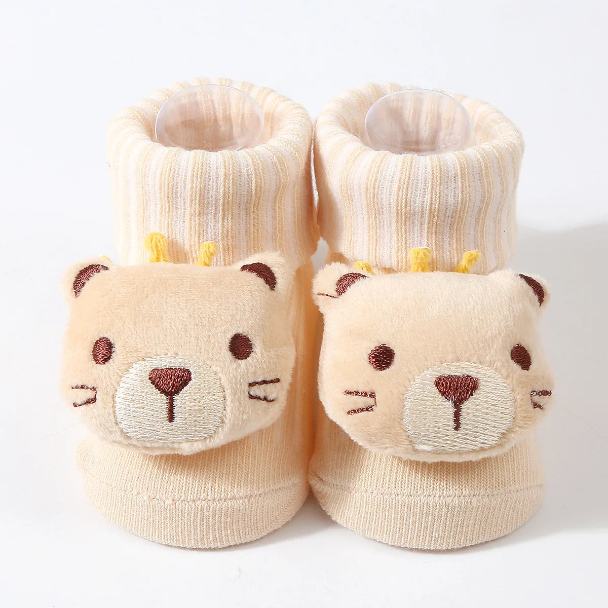 3D Cartoon Baby Socks with Hairband Set