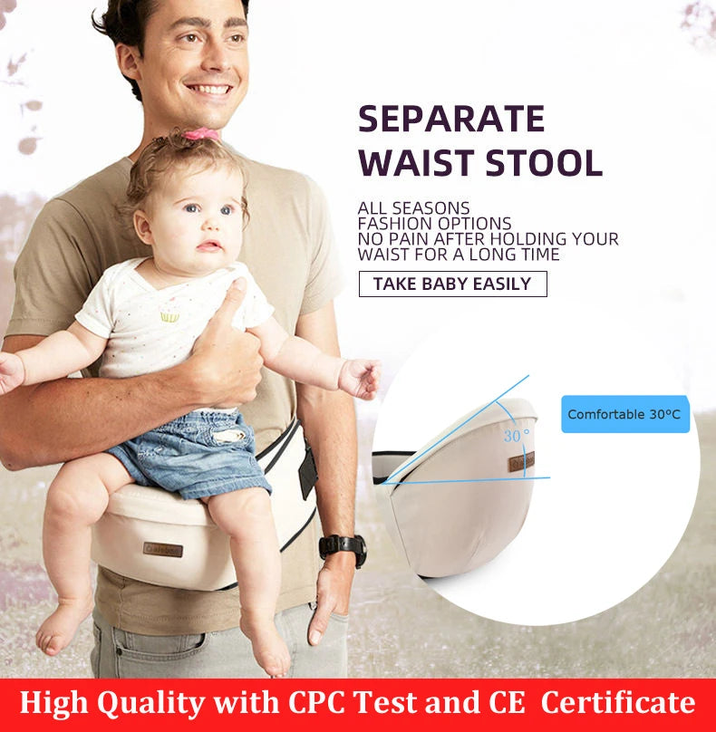 Certified Baby Carrier Waist Stool with Hipseat