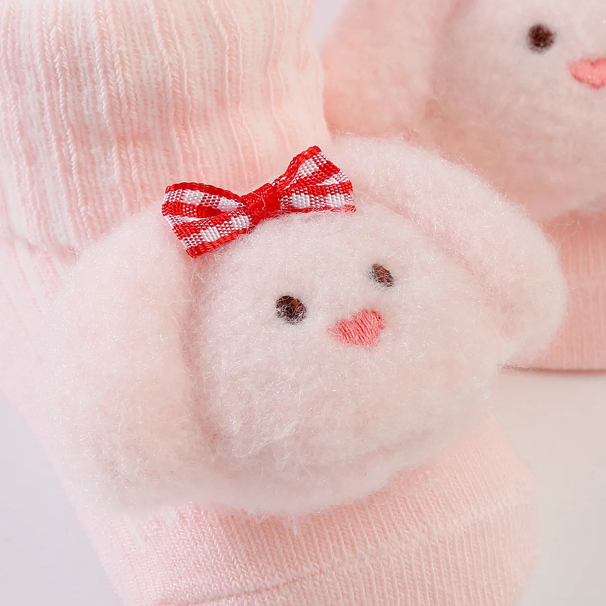 3D Cartoon Baby Socks with Hairband Set
