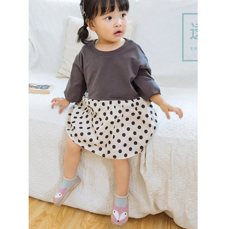 Baby Non-Slip Indoor Socks Slippers with Rubber Soles
