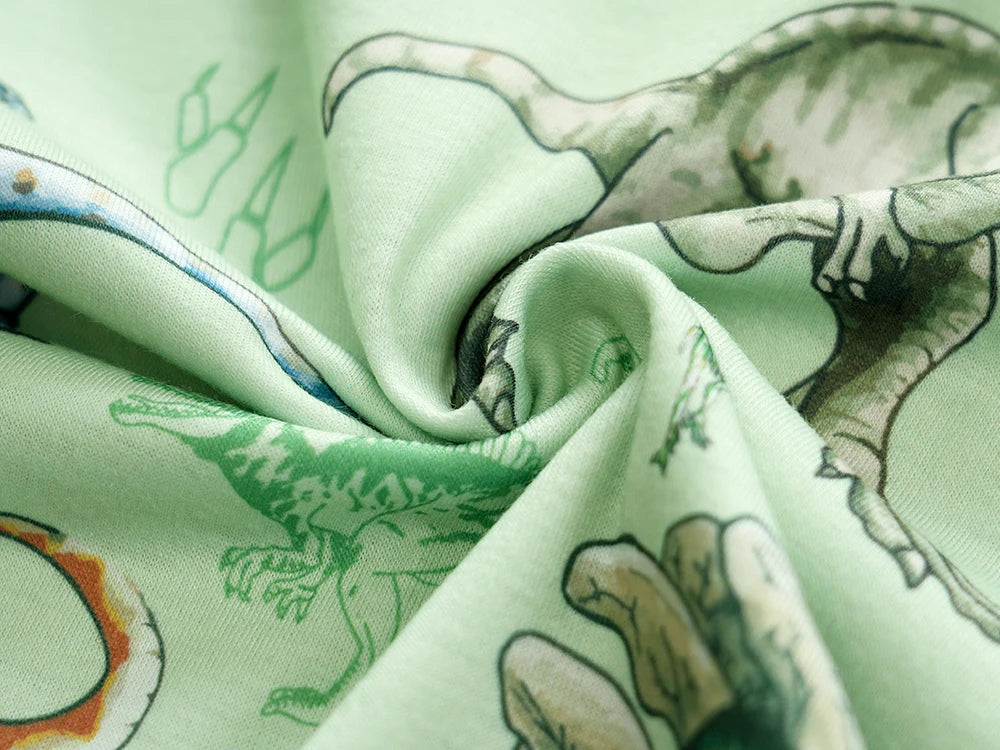 IURNXB Newborn Baby Overall Romper for Boys Infant Short Sleeve Dinosaur Printed One Piece Outfit Summer Bodysuit 0-12M
