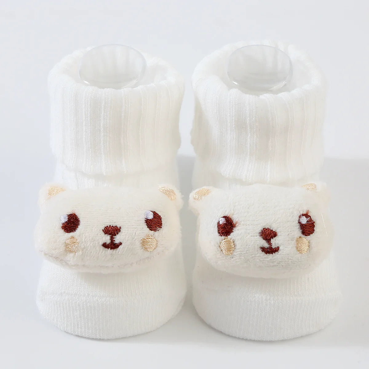 3D Cartoon Baby Socks with Hairband Set