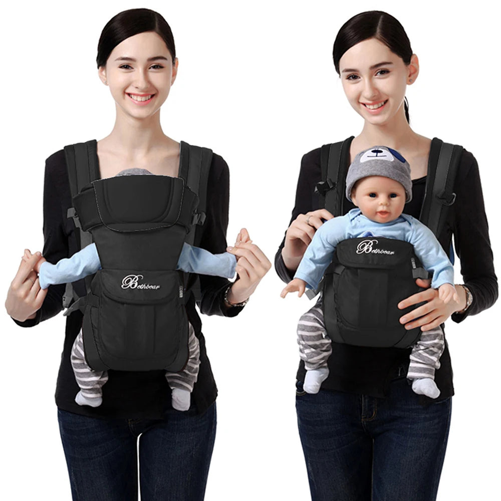 4-in-1 Ergonomic Baby Carrier for Newborn to Toddler