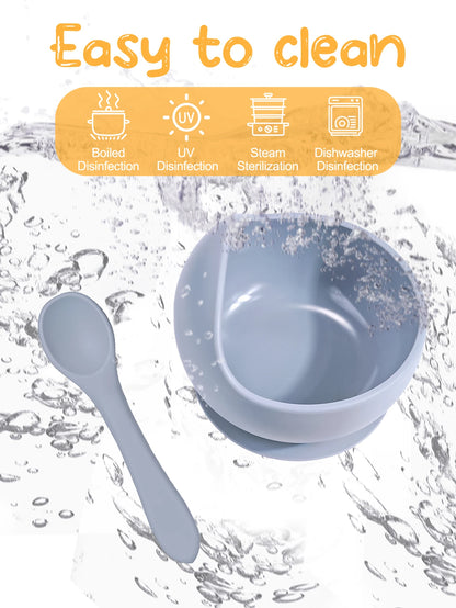 2PC Baby Suction Bowls – Baby-Led Weaning Feeding Set