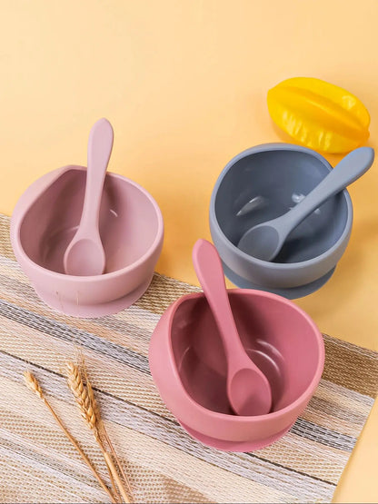 2PC Baby Suction Bowls – Baby-Led Weaning Feeding Set