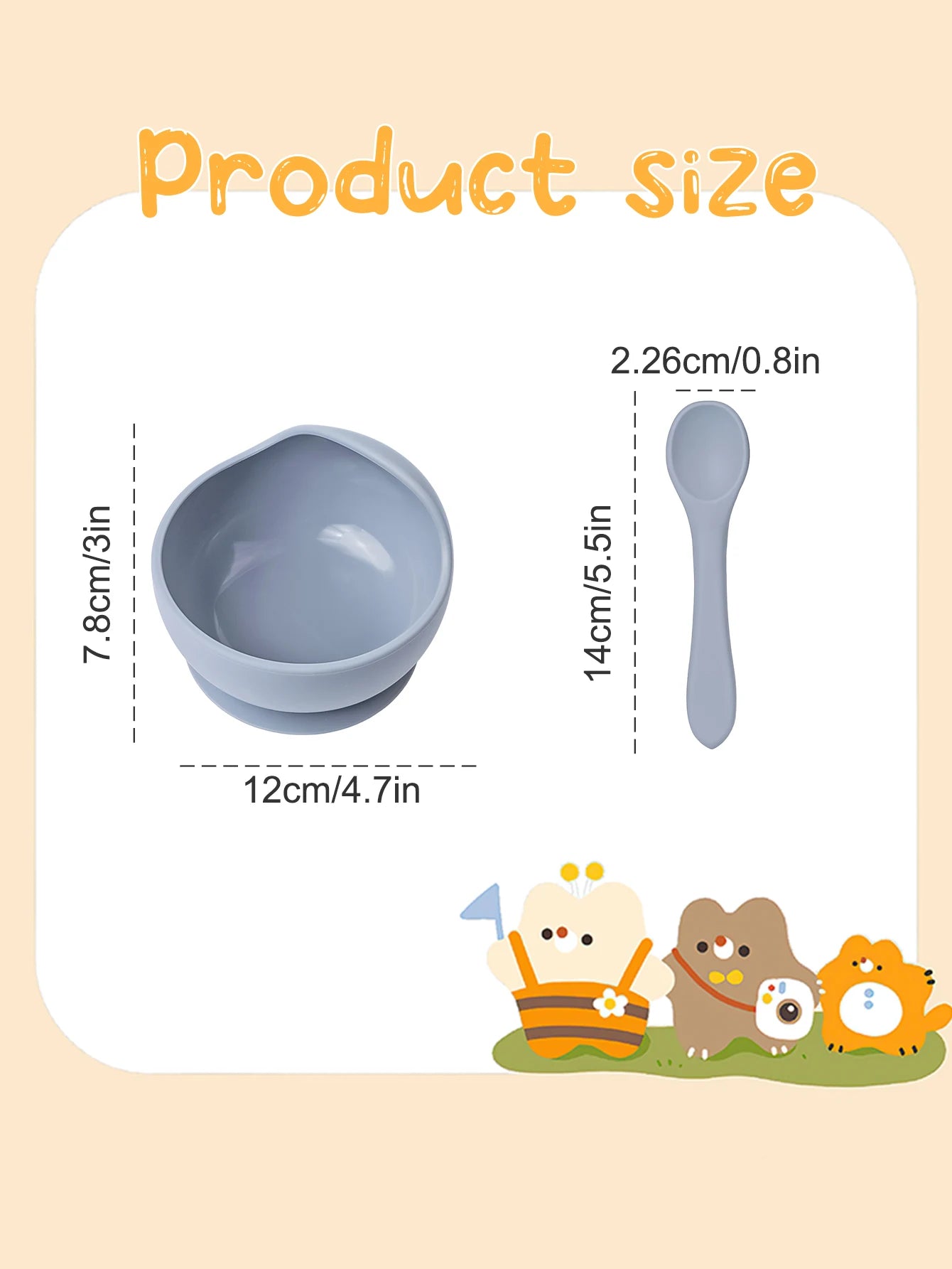 2PC Baby Suction Bowls – Baby-Led Weaning Feeding Set