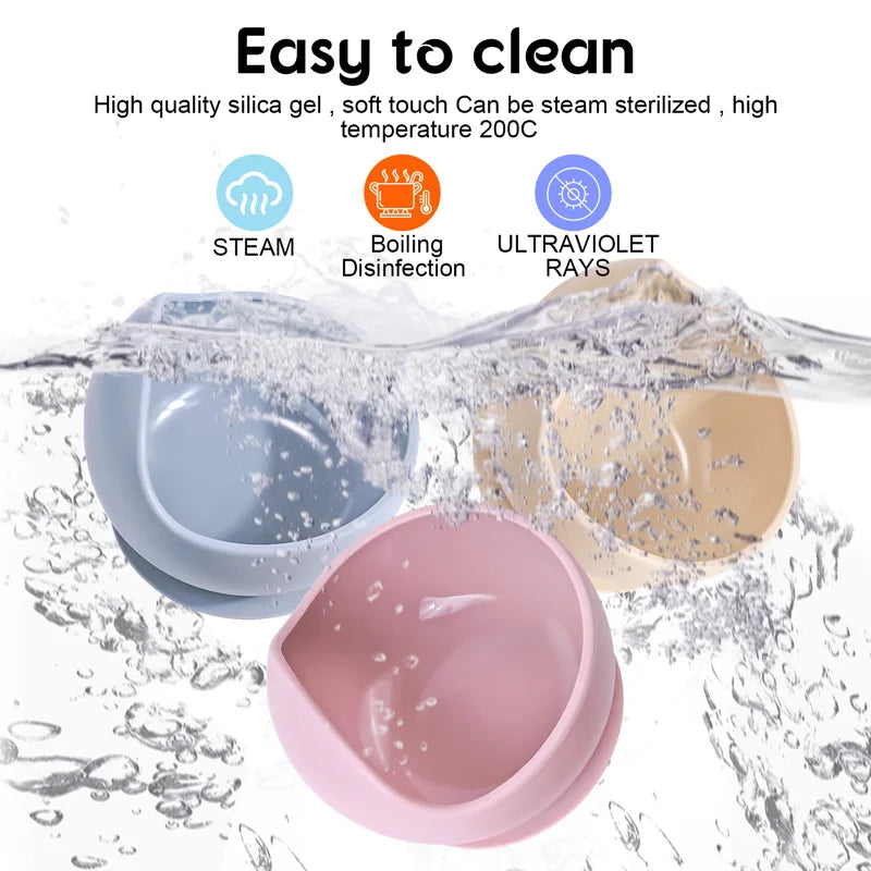 2PC Baby Suction Bowls – Baby-Led Weaning Feeding Set