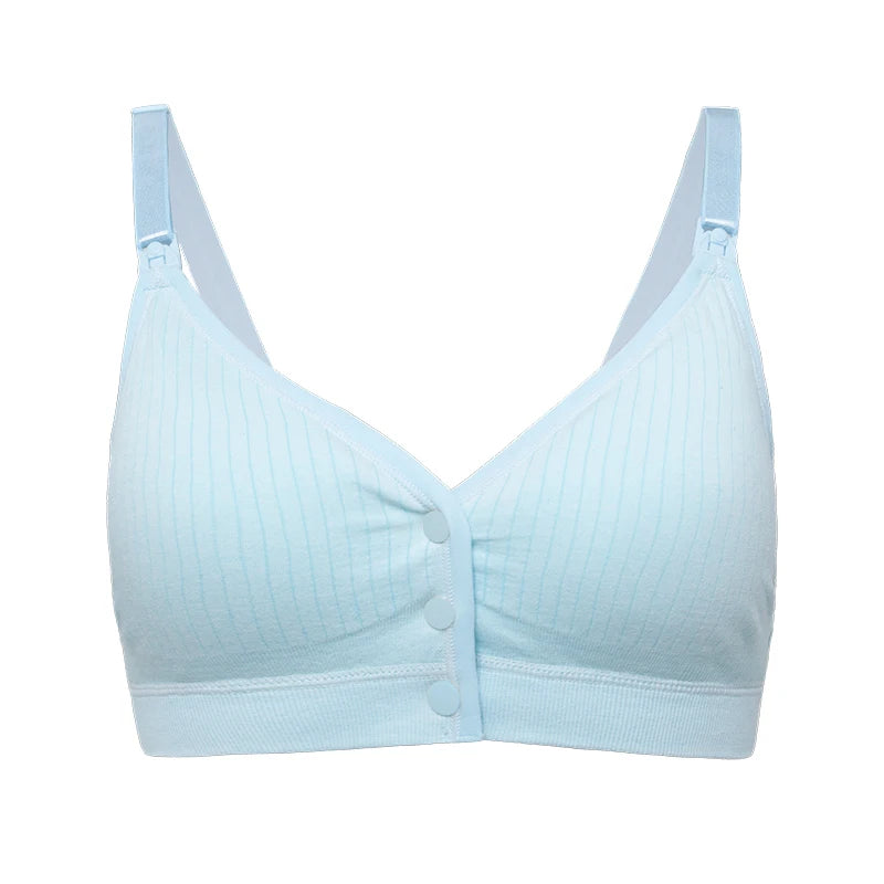 Pregnancy Seamless Nursing Bra Front Closure Comfortable Women's Push Up Breastfeeding Bra Maternity Underwear