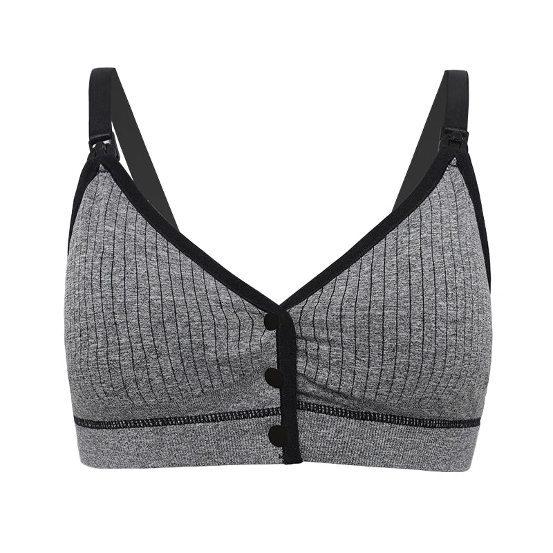 Pregnancy Seamless Nursing Bra Front Closure Comfortable Women's Push Up Breastfeeding Bra Maternity Underwear