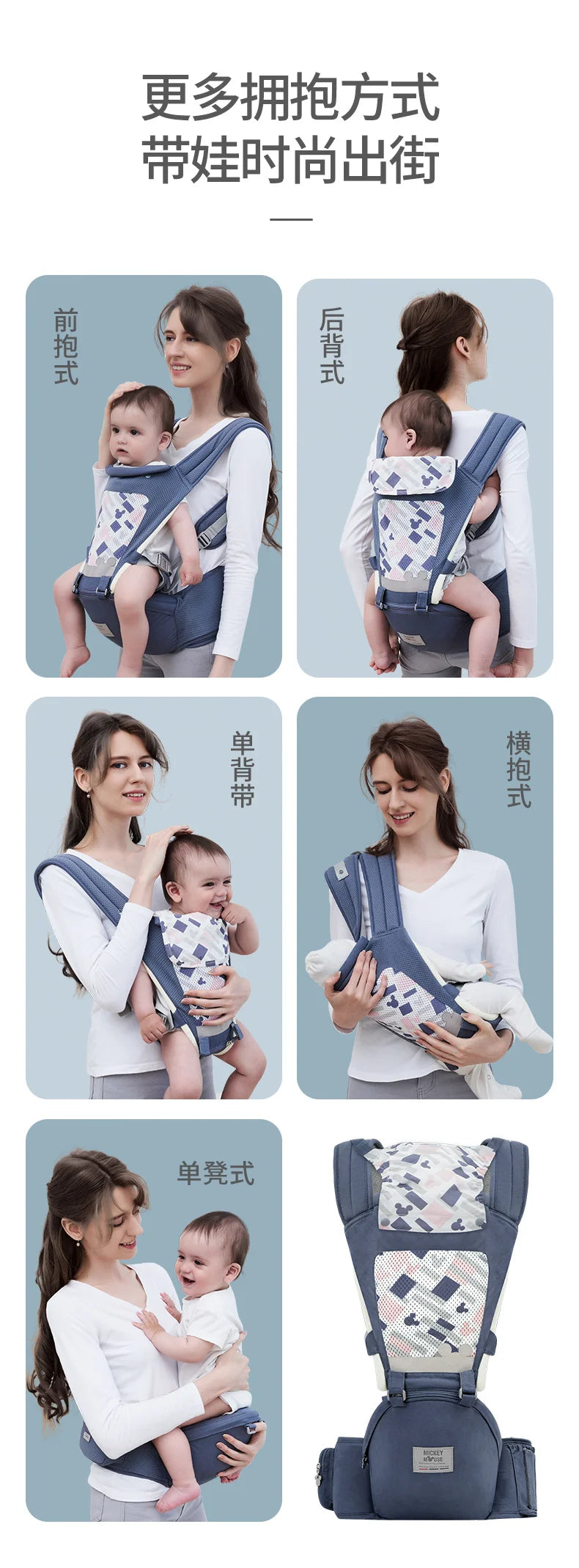 Ergonomic Baby Carrier For 0-36 Months