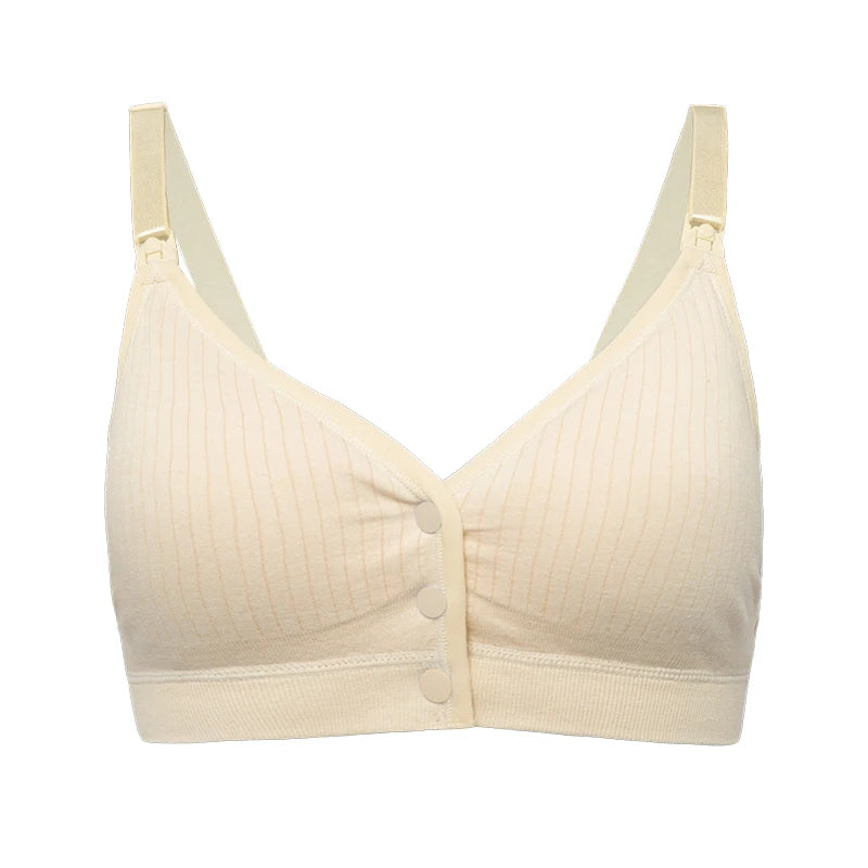 Pregnancy Seamless Nursing Bra Front Closure Comfortable Women's Push Up Breastfeeding Bra Maternity Underwear