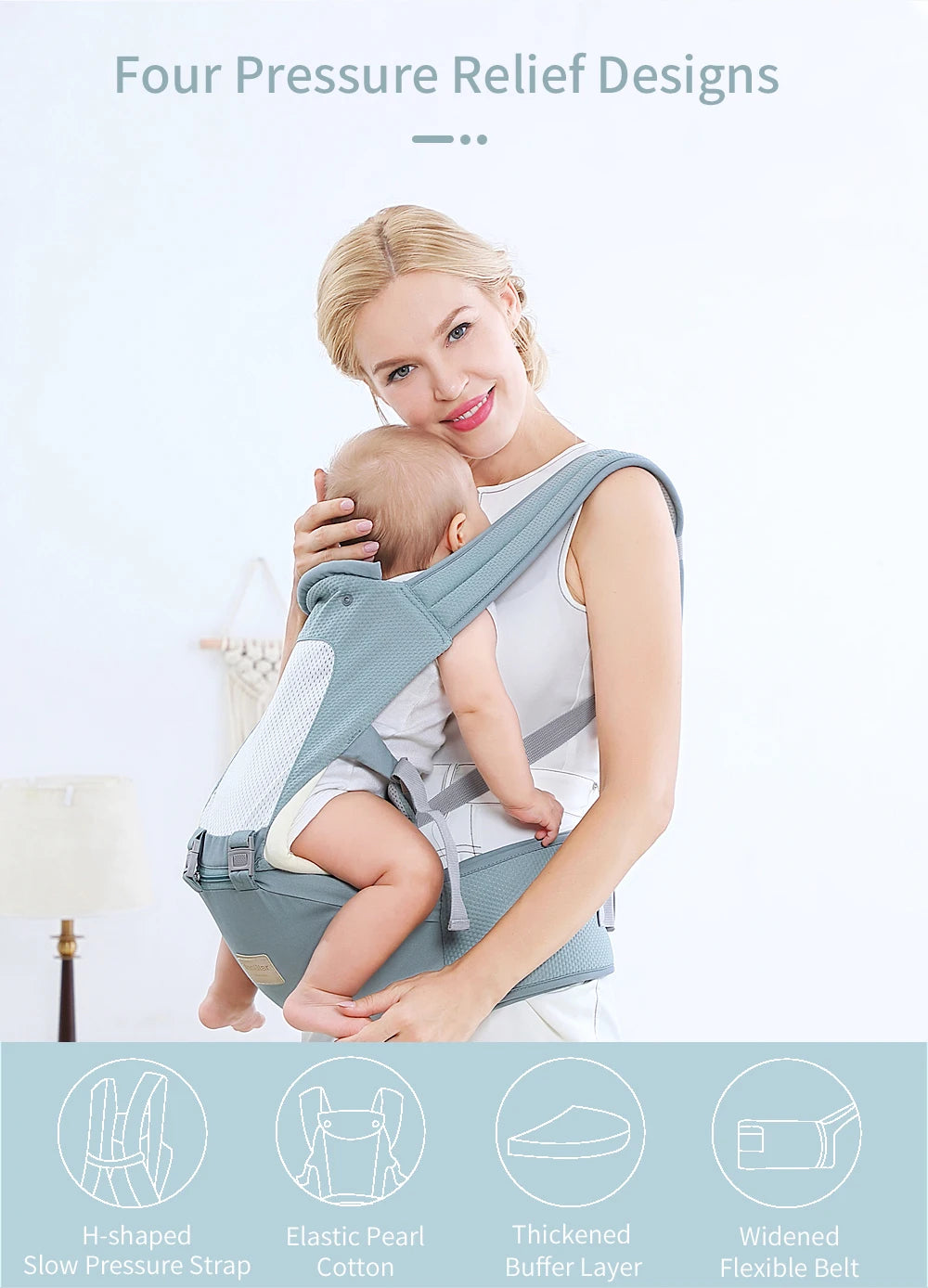  Ergonomics Baby Carrier 0-36 Months