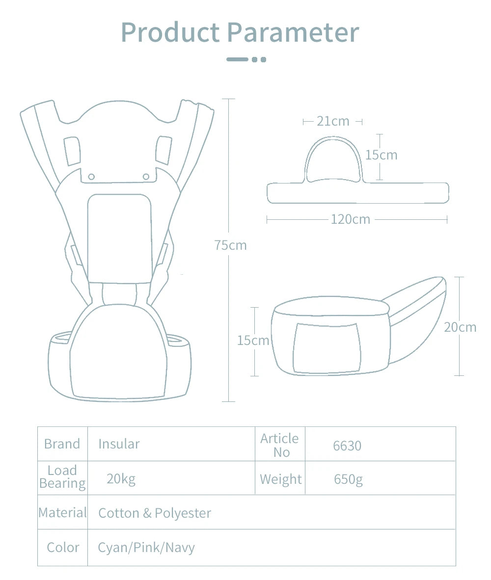 Ergonomics Baby Carrier 0-36 Months