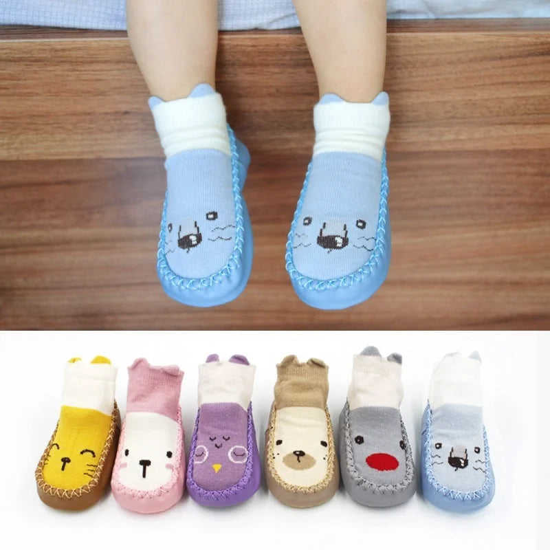 Baby Girl Non-Slip Winter Sock Shoes