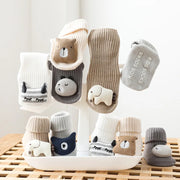 Lawadka Anti-Slip Cotton Baby Socks – Cartoon (Newborn 2025)