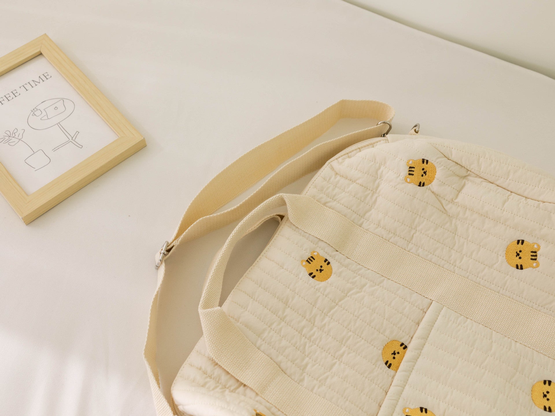 Large Mommy Diaper Tote with Stroller Straps & Organizer