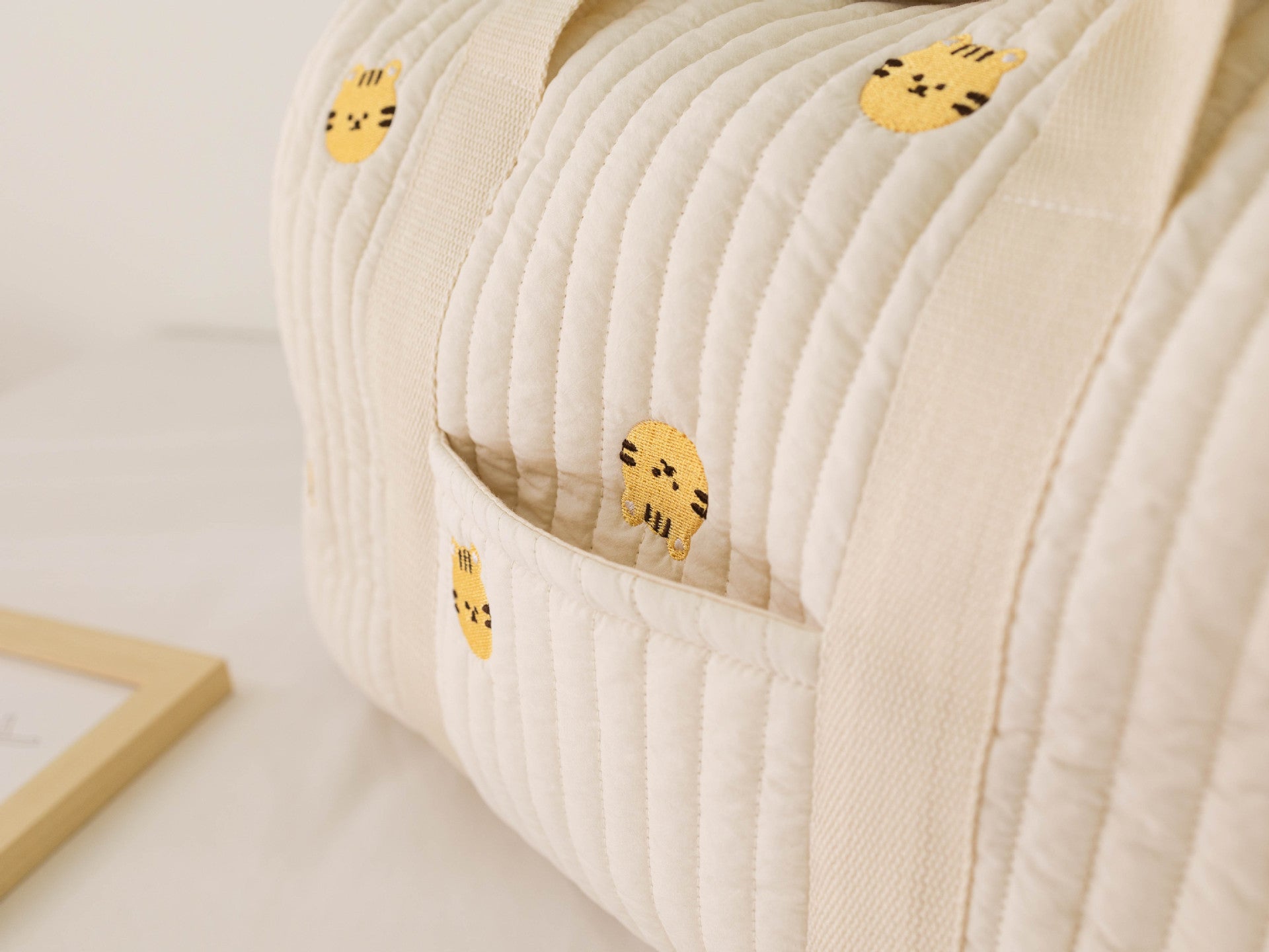 Large Mommy Diaper Tote with Stroller Straps & Organizer