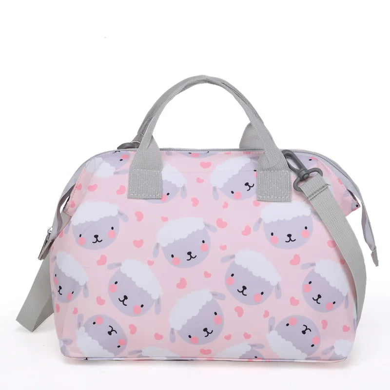 Diaper Bags Portable Changing Shoulder Bag Waterproof Large Capacity Multi-pocket Messenger Baby Bag Lightweight Mommy HandBag