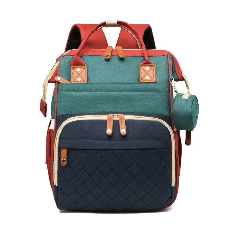 Baby diaper backpack toddler diaper backpack with diaper changing pad mom and dad travel large capacity backpack baby bag