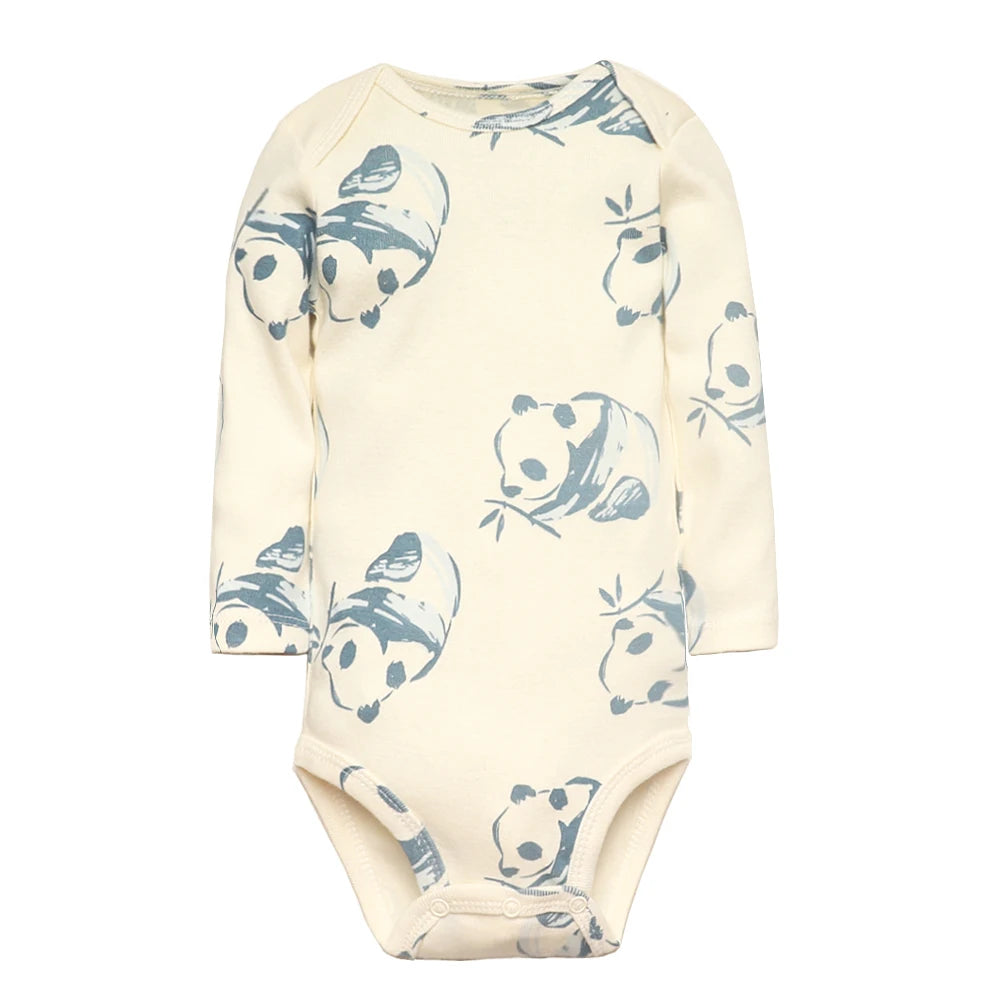 5-Pack Baby Bodysuits – 100% Cotton Newborn & Toddler Jumpsuits