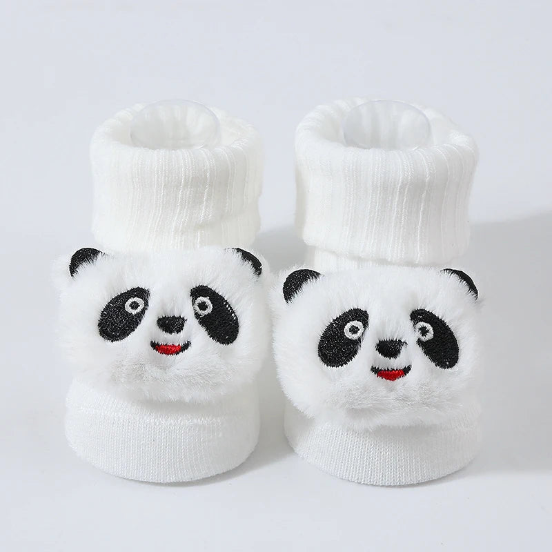 Cartoon Animal Cotton Baby Socks – Soft & Breathable Newborn Socks