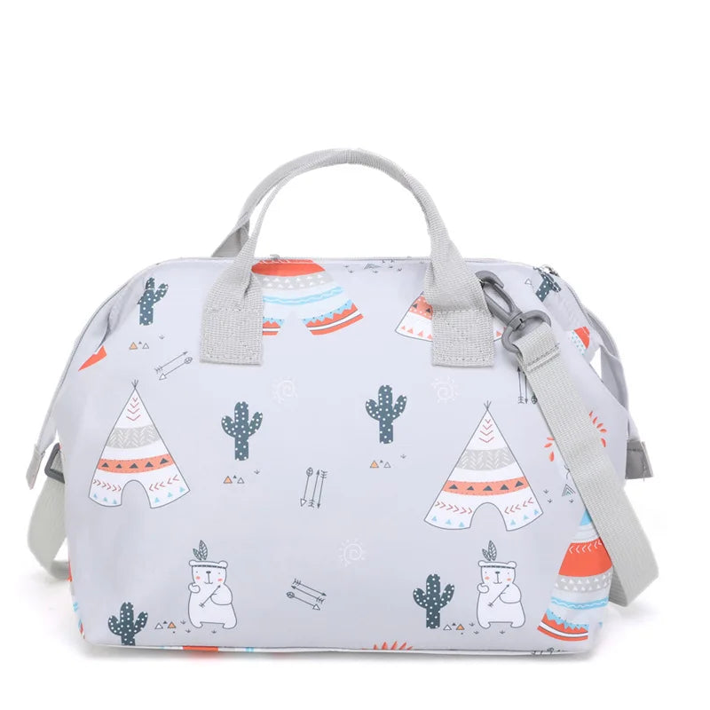 Diaper Bags Portable Changing Shoulder Bag Waterproof Large Capacity Multi-pocket Messenger Baby Bag Lightweight Mommy HandBag