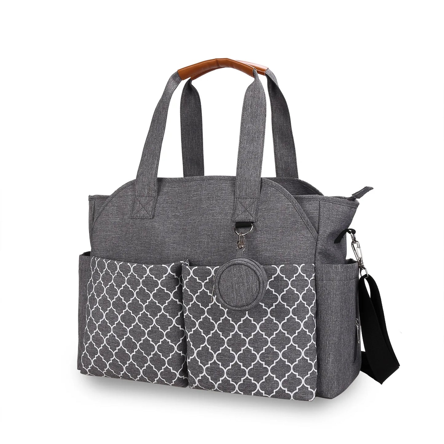 Baby Changing Carrier Bag with  Shoulder Strap Portable Waterproof and Large Capacity