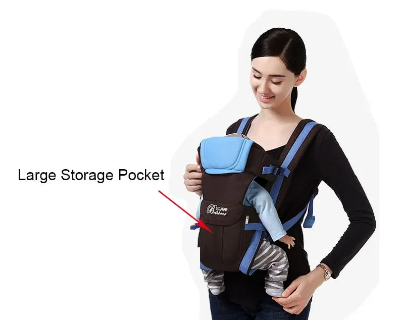 4-in-1 Ergonomic Baby Carrier for Newborn to Toddler