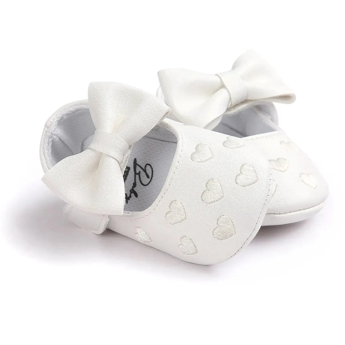 Meckior Baby Girl Dress Shoes – Bow-Knot Soft Sole Walkers