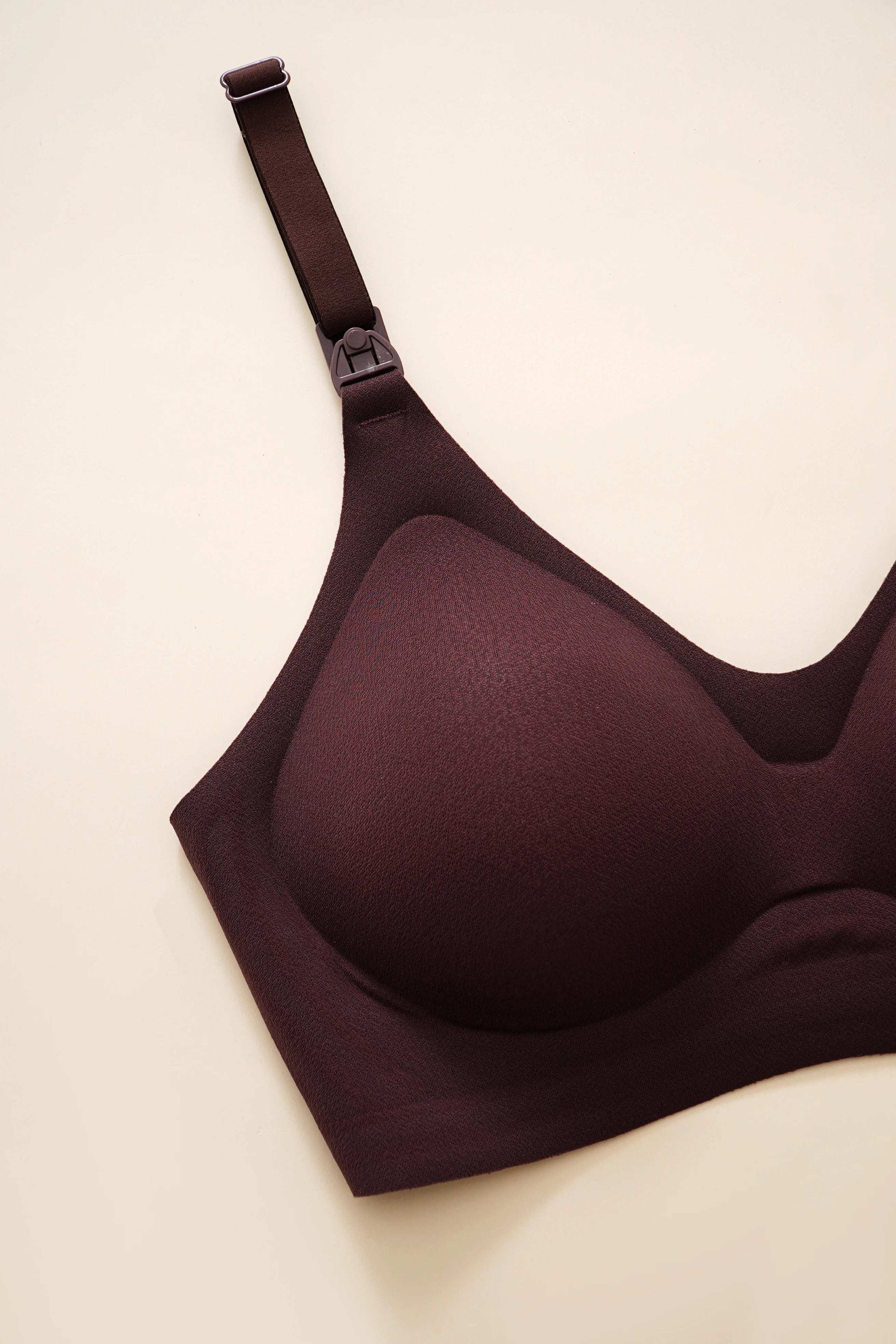 Pregnant Women'S Non Steel Ring Underwear With Front Opening Buckle For Comfortable Breathable Fit Solid Color Nursing Underwear