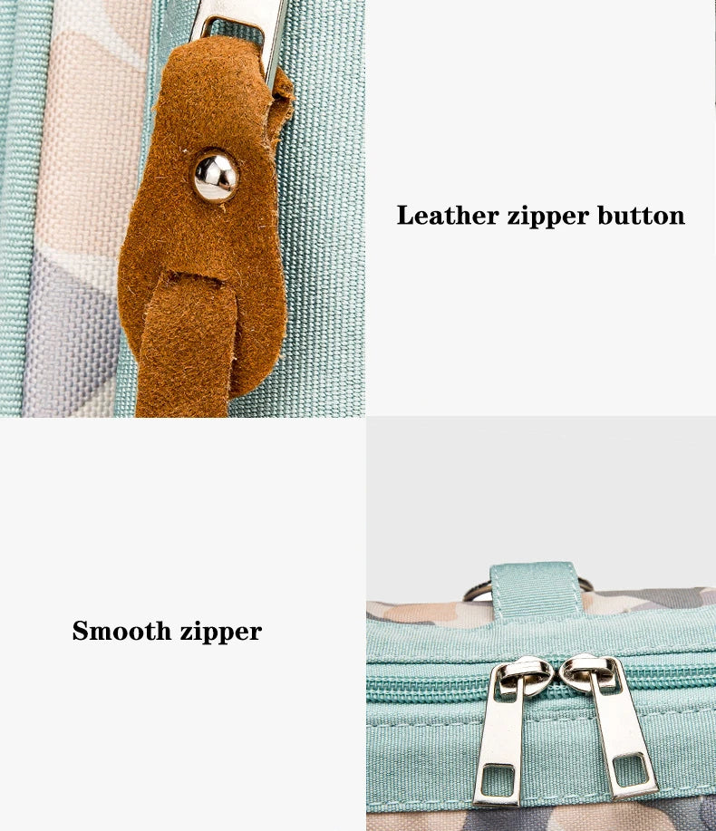 Fashion Small Mommy Bag One Shoulder Messenger Bag Multifunctional Mommy Handbag Storage Bag Mother Baby Storage Bag Women's Bag