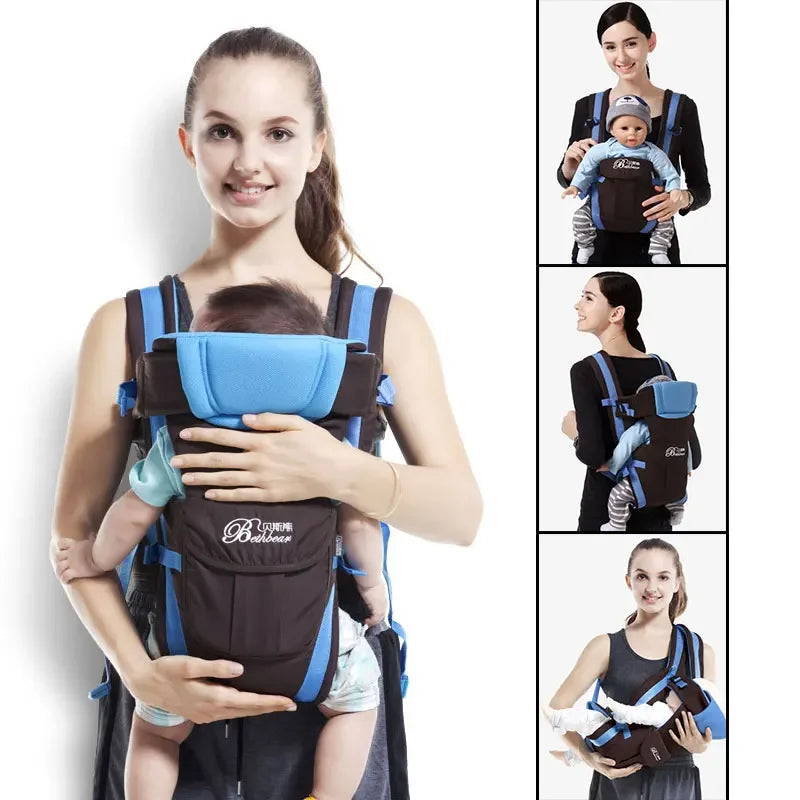 4-in-1 Ergonomic Baby Carrier for Newborn to Toddler