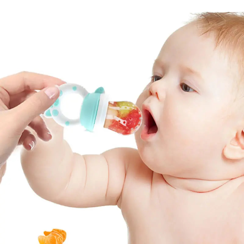 Silicone Baby Food Feeder & Juice Pacifier Cup